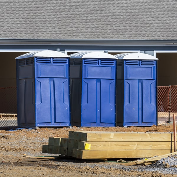 how do you dispose of waste after the porta potties have been emptied in Davis City